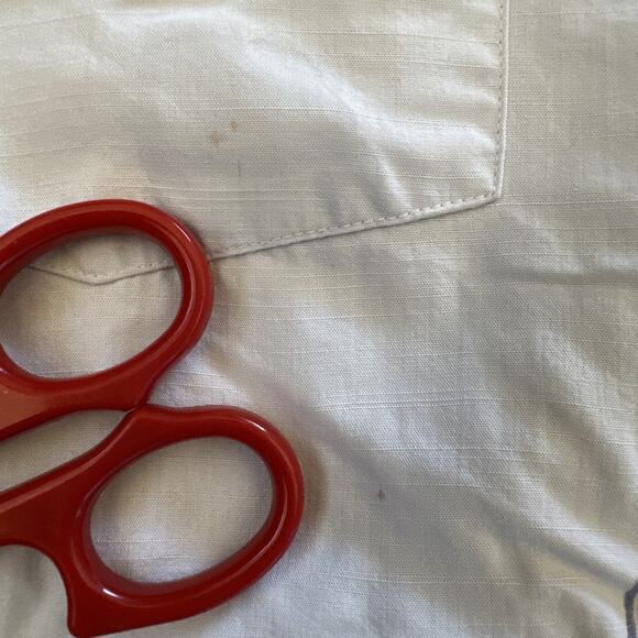 Quiksilver Silver Edition Shirt Men Large Blue Island Coastal Button Front - Picture 6 of 13